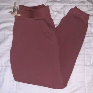 Mauve figs Zamora joggers xs/p